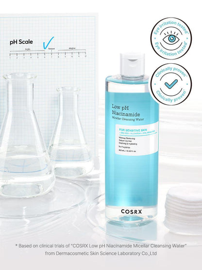 COSRX Low pH Niacinamide Micellar Cleansing Water 400ml — product detail image 2