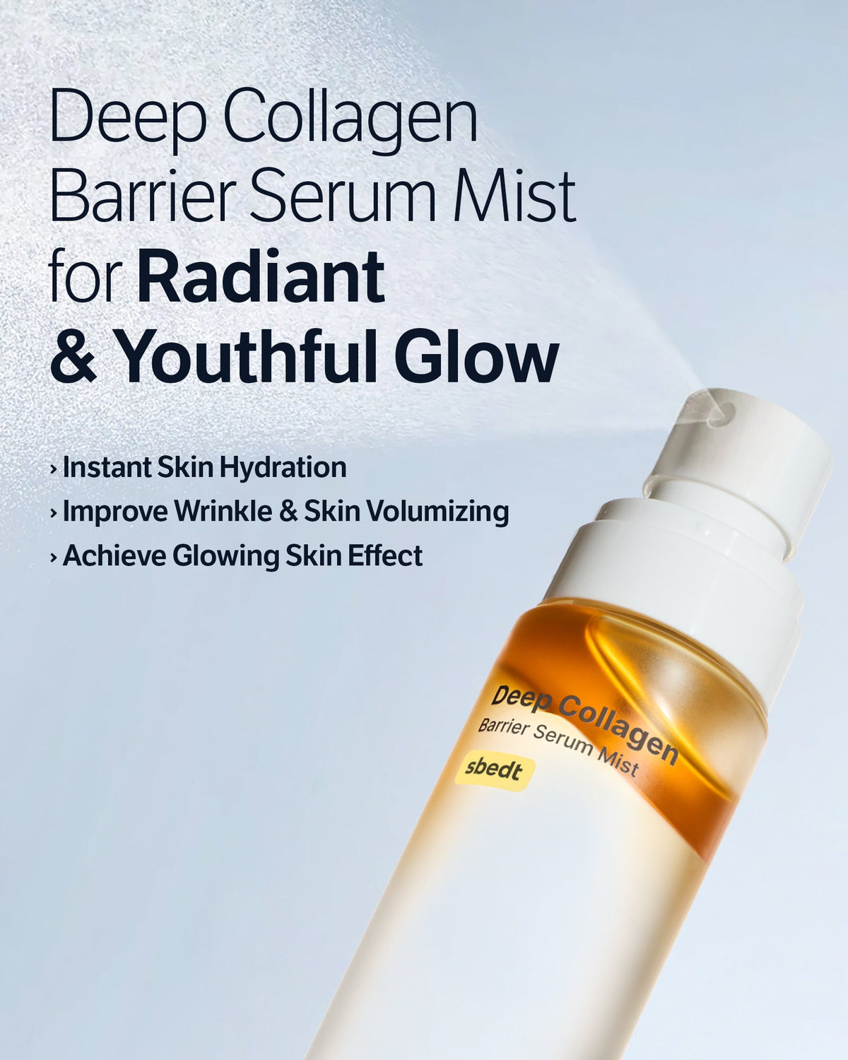 SUNGBOON EDITOR Deep Collagen Barrier Serum Mist 95ml — official product image 4
