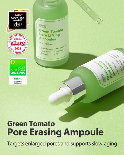SUNGBOON EDITOR Green Tomato Pore Lifting Ampoule Toner 350ml — official product image 5