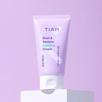 TIAM Snail &amp; Azulene Calmfort Cream 100ml — official product image 3