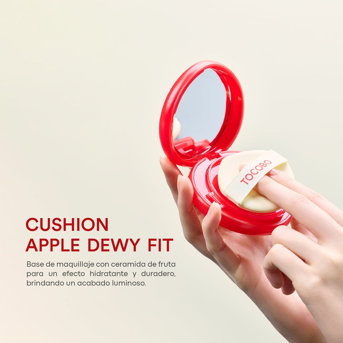 TOCOBO Apple Dewy Fit Cushion 19 CREAM REFILL SET - official product image 5