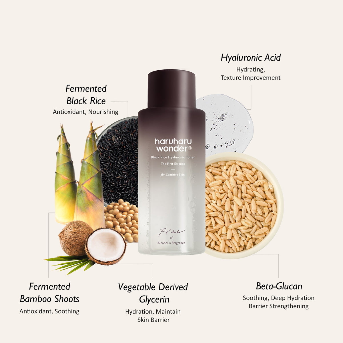 Haruharu Wonder Black Rice Hyaluronic Toner for Sensitive Skin — product image 7