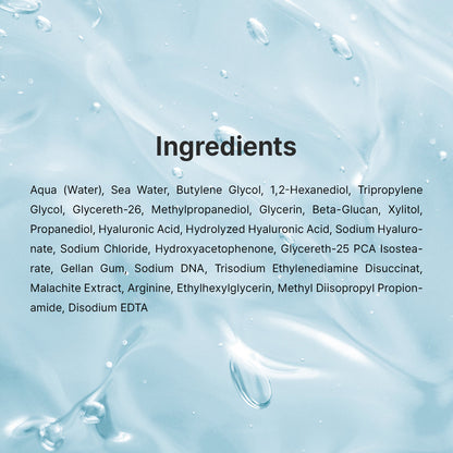 Dr.Althea Aqua Marine Jelly Mist 100ml official ingredient list