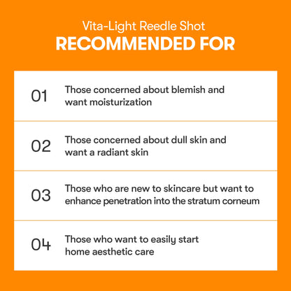 VT Cosmetics 100 VITA-LIGHT Reedle Shot 10ea - official product image 7