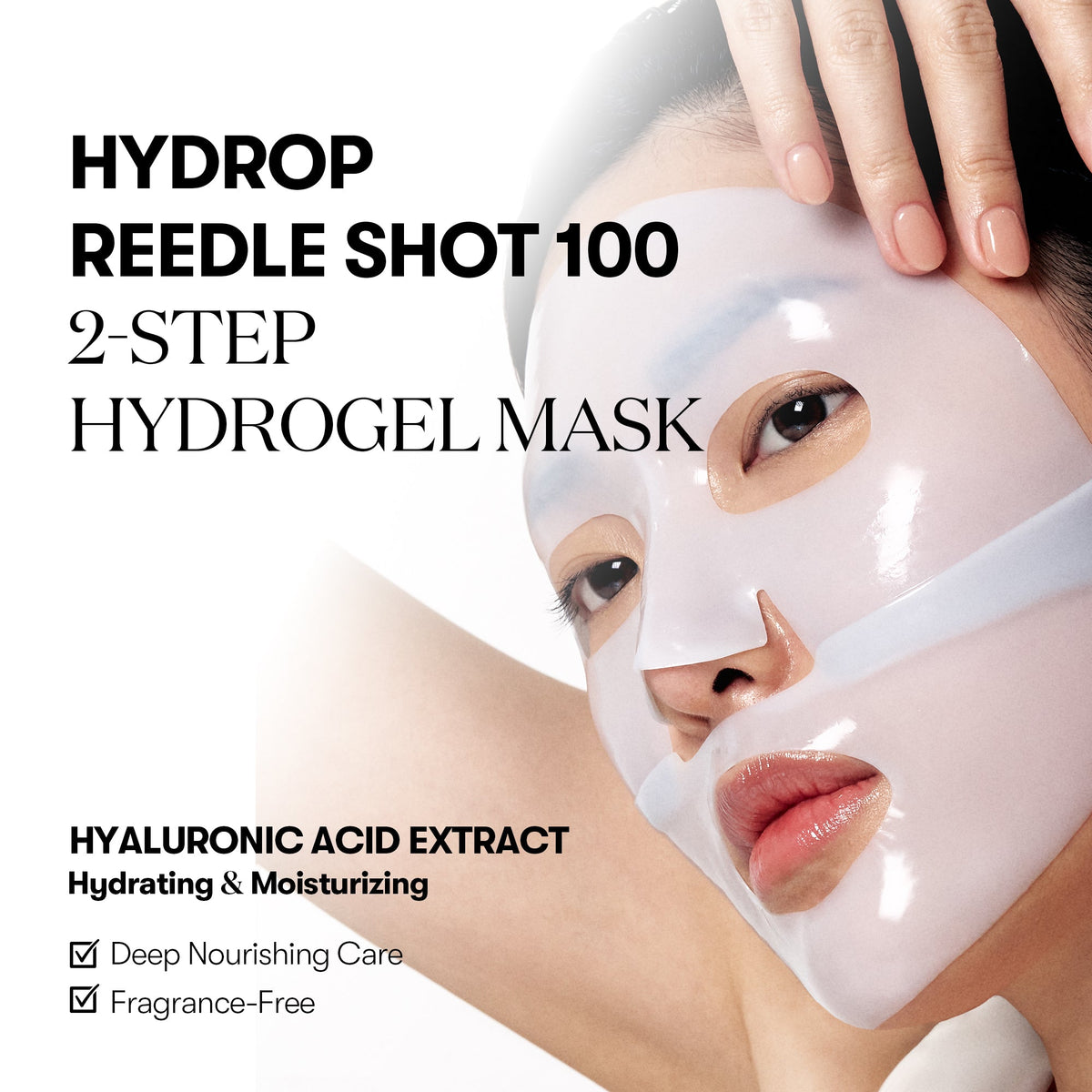 VT Cosmetics HYDROP Reedle Shot 100hl 2STEP Hydrogel Mask - official product image 4