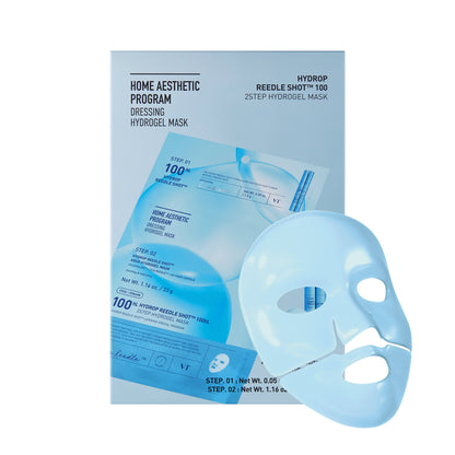 VT Cosmetics HYDROP Reedle Shot 100hl 2STEP Hydrogel Mask 4ea - official product image 2